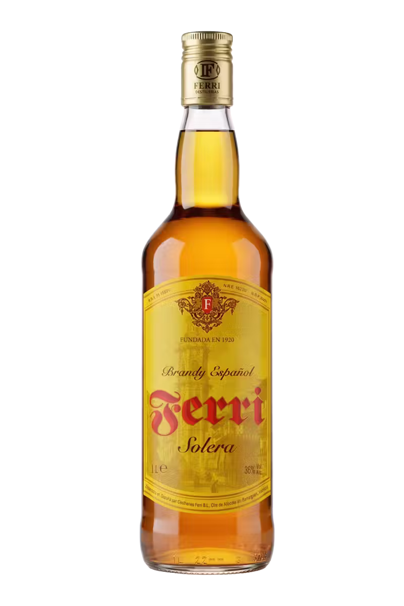 BRANDY FERRI solera 36° 1L