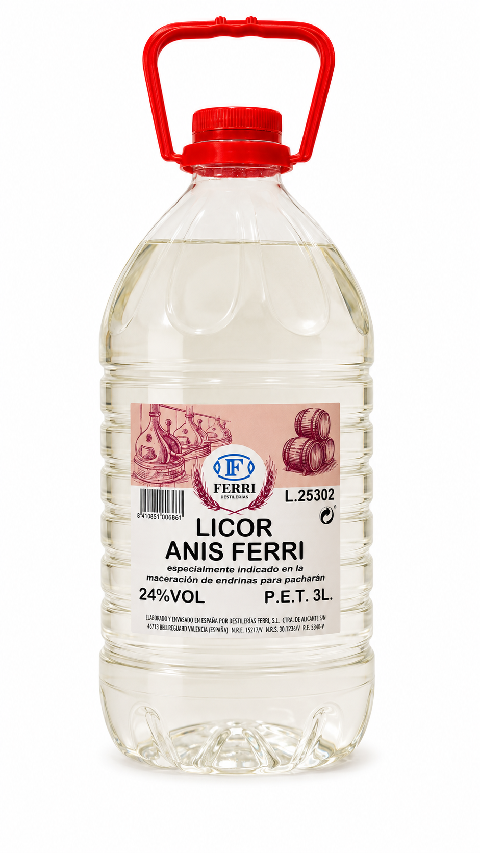 Anís Especial para Pacharán 24° 3L PET