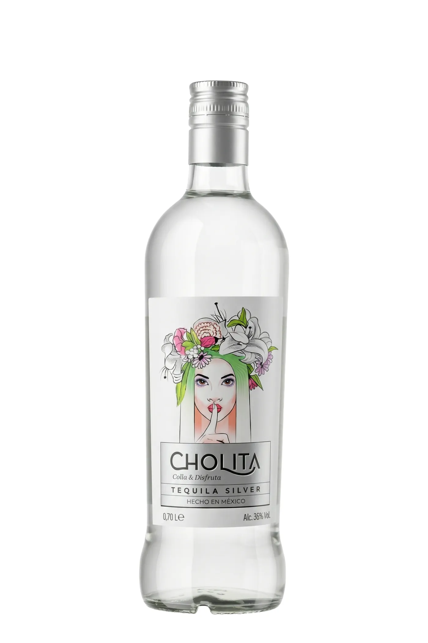 Tequila Cholita Silver 35° 70cl