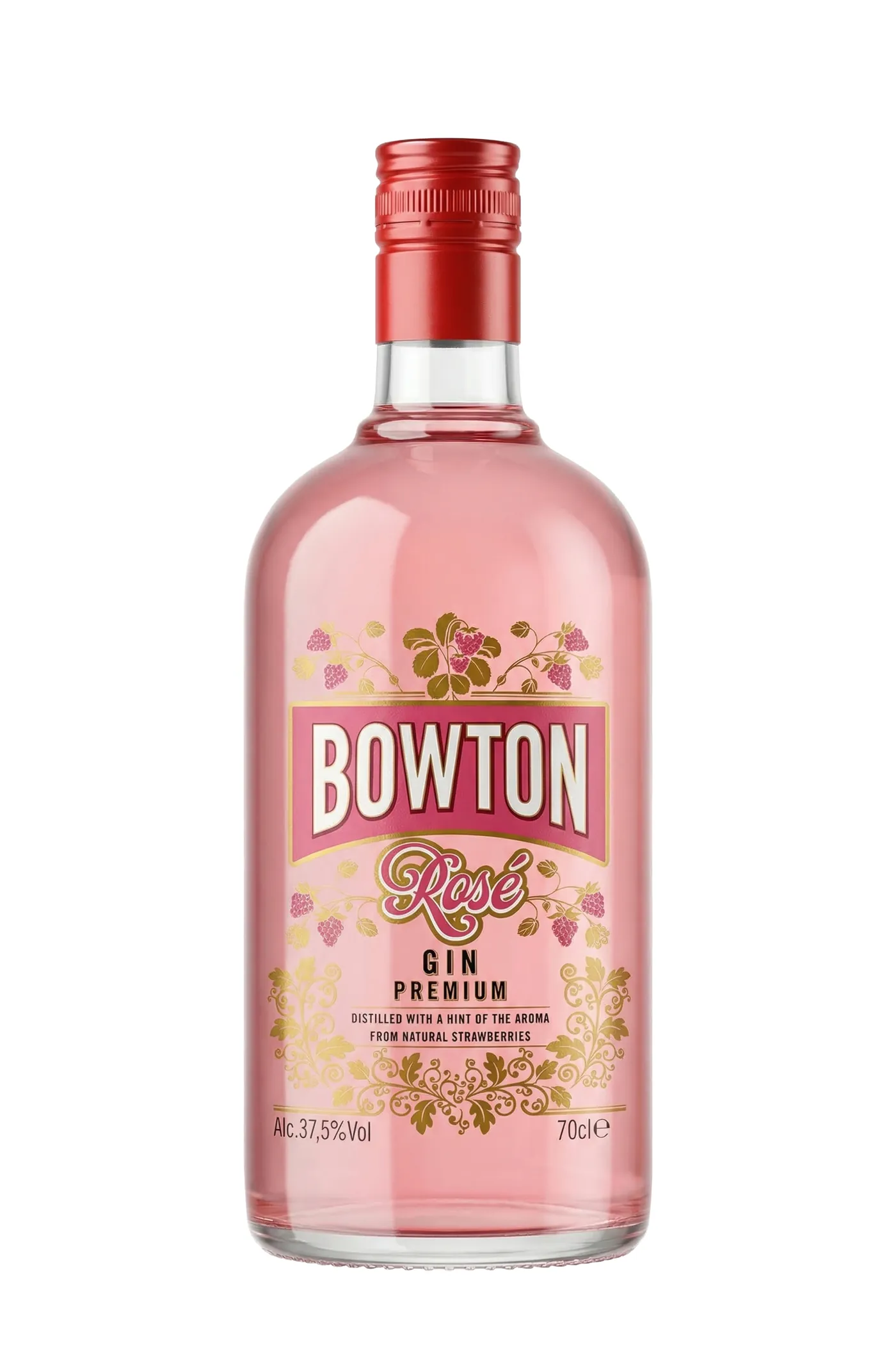 Gin Bowton Strawberry 37,5° 70cl
