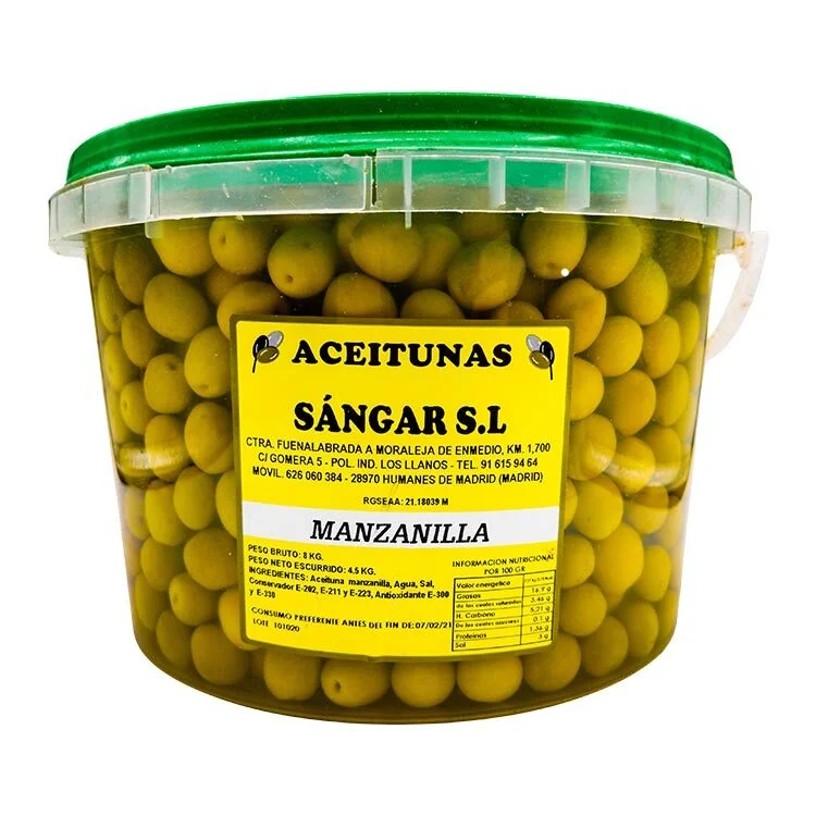 Aceituna Manzanilla 140/180 4 kg Lata