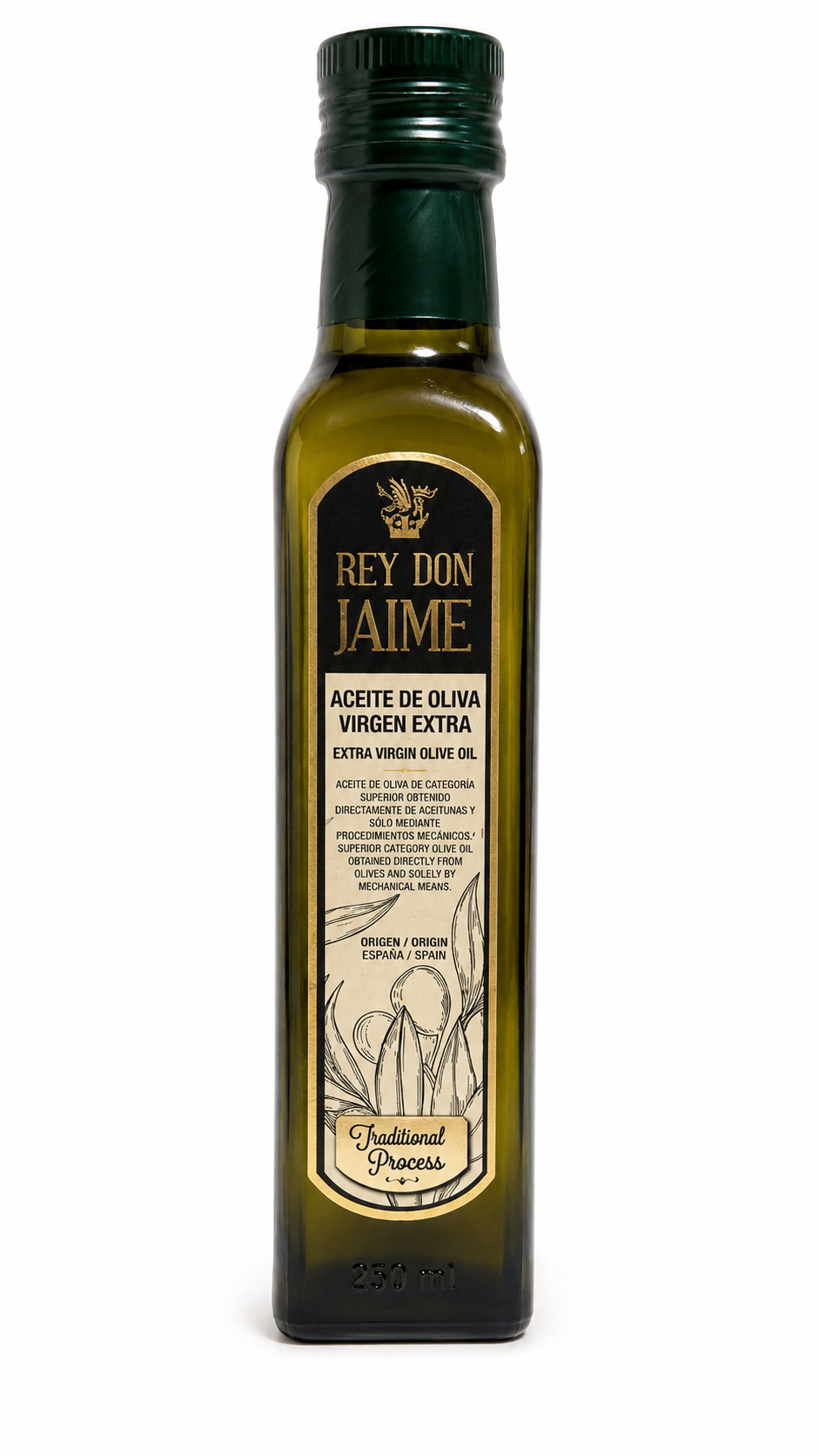 Aceite Oliva Virgen Extra Rey Don Jaime 250 ml Cristal