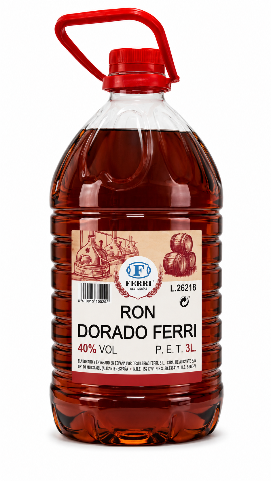 Ron Dorado 40° 3L PET