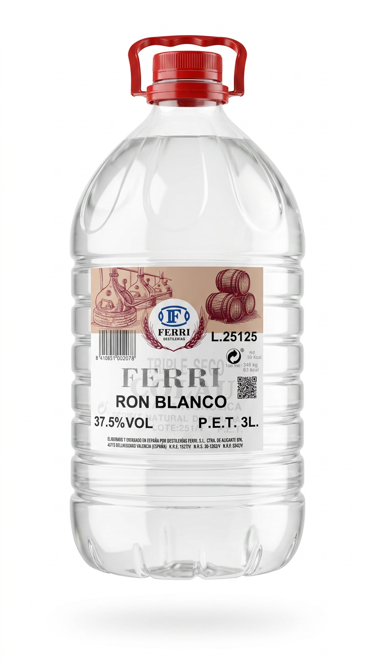 Ron Ferri Blanco 37,5° 3L PET