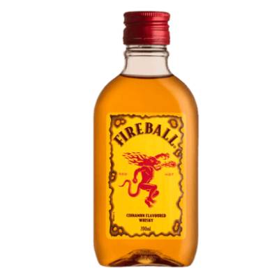 Petaca Licor Fireball 20cl Plástico