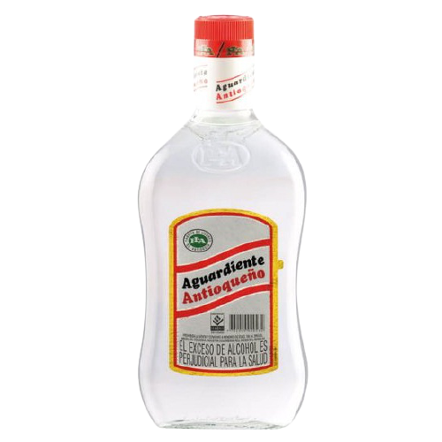 Petaca Antioqueño Rojo 35cl Cristal