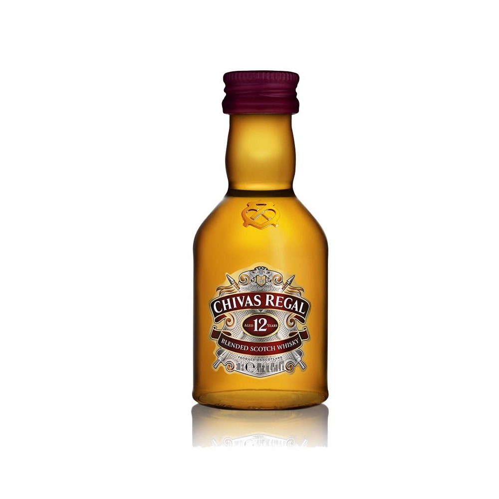 Miniat. Whisky Chivas 12YO 5cl Cristal
