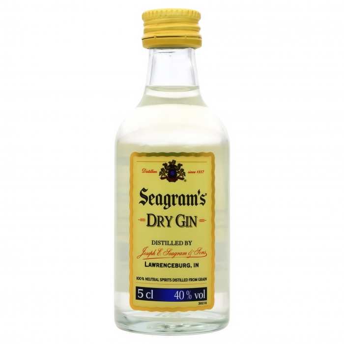Miniat. Gin Seagrams 5cl Cristal