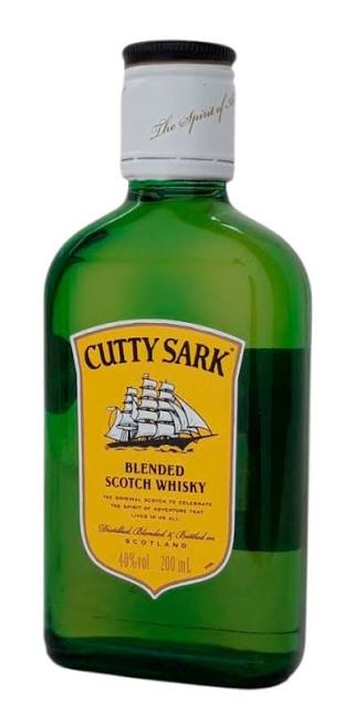 Petaca Whisky Cutty Sark 20cl Cristal