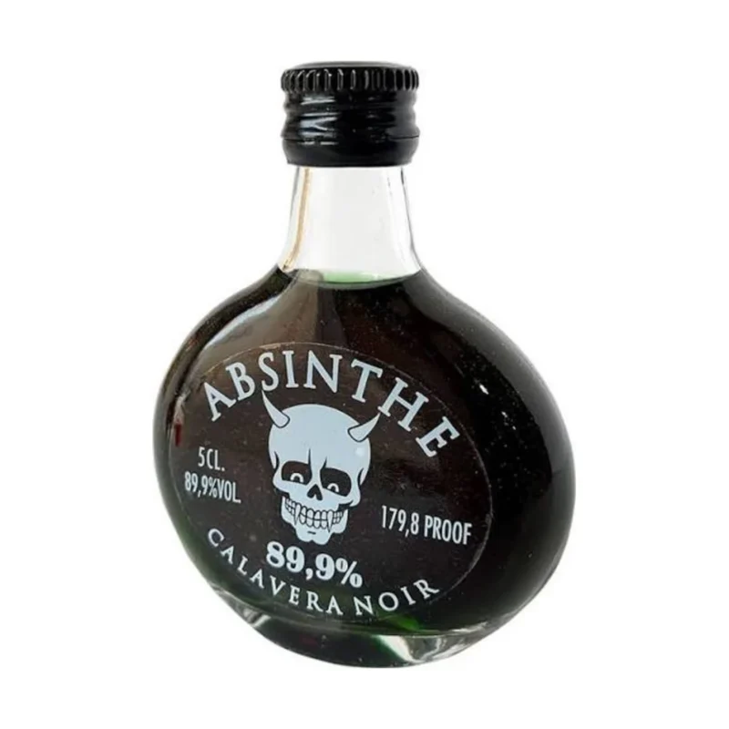 Miniatura Absenta Calavera Negra 4cl
