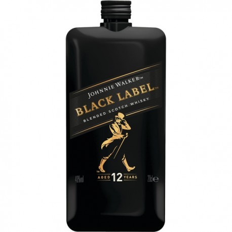 Petaca Whisky J. Walker Black 20cl Cristal