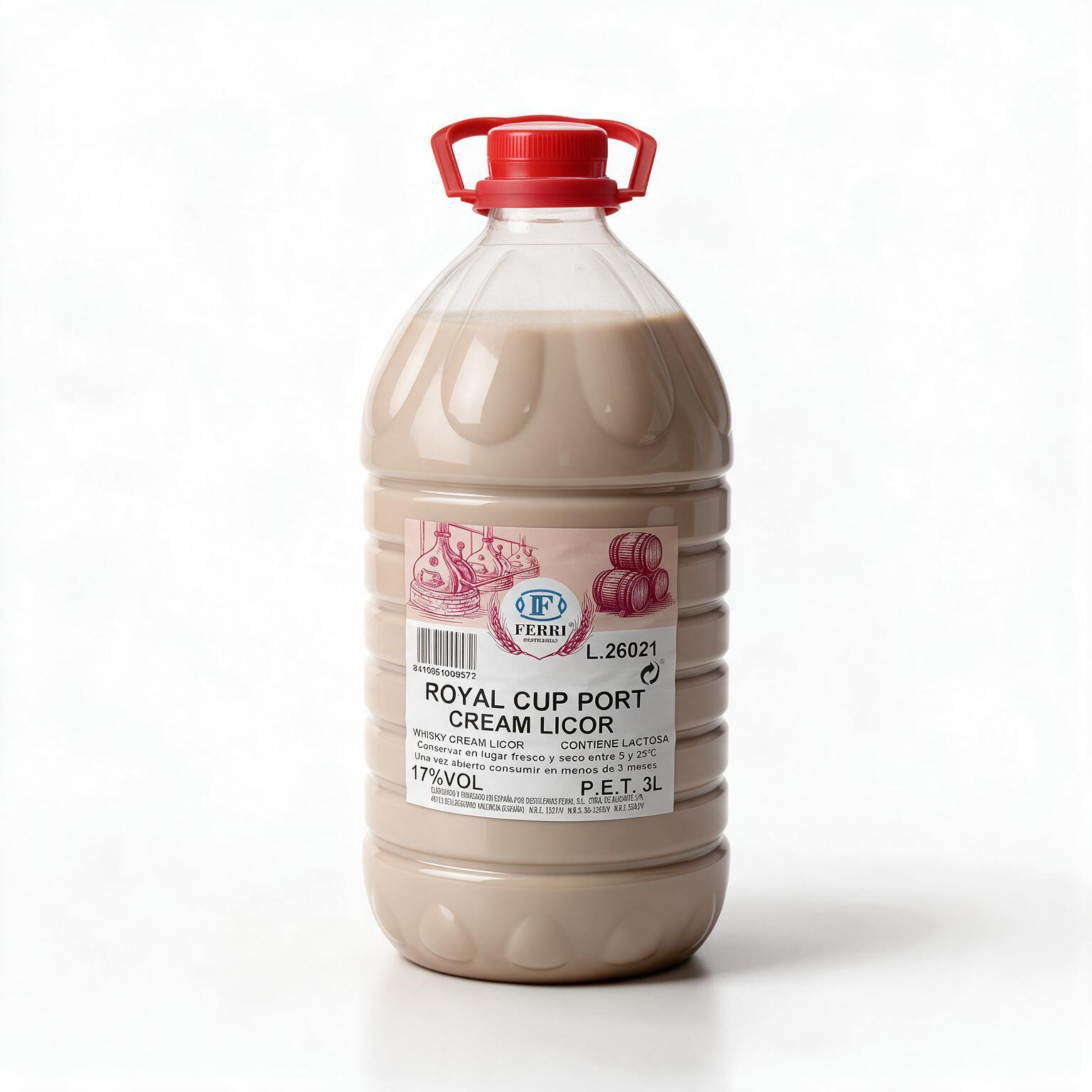 Crema de Whisky Royal Cup Port 17° 3L PET