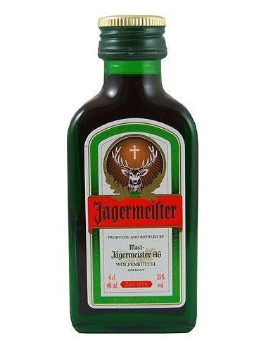 Miniat. Licor Jägermeister 4cl Cristal